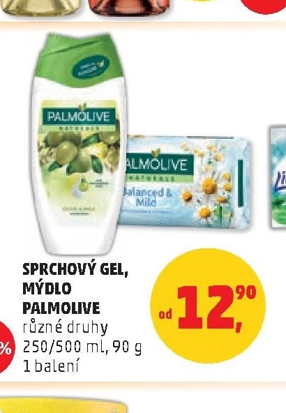 SPRCHOVÝ GEL, MÝDLO PALMOLIVE