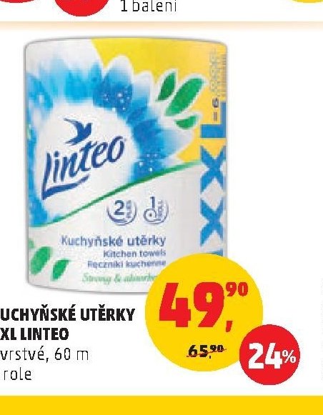 KUCHYŇSKÉ UTĚRKY XXL LINTEO
