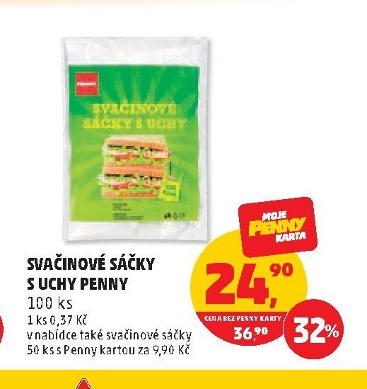 SVAČINOVÉ SÁČKY S UCHY PENNY