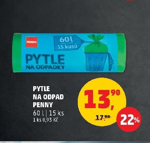 Pytle na odpad Penny
