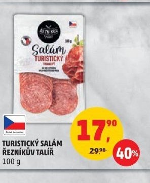 TURISTICKÝ SALÁM ŘEZNÍKŮV TALÍŘ