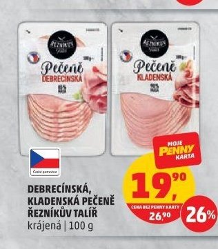 DEBRECÍNSKÁ, KLADENSKÁ PEČENĚ ŘEZNÍKŮV TALÍŘ