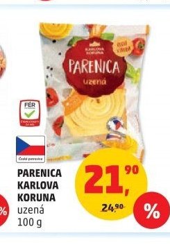 Parenica Karlova Koruna uzená 100 g