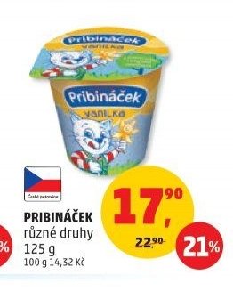 Pribináček různé druhy 125 g