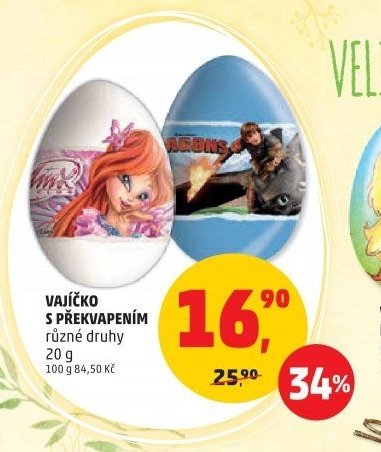 VAJÍČKO S PŘEKVAPENÍM