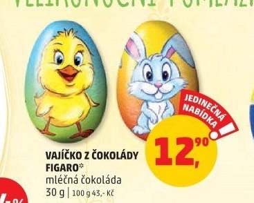 VAJÍČKO Z ČOKOLÁDY FIGARO