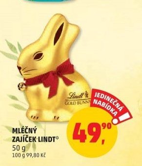 MLÉČNÝ ZAJÍČEK LINDT