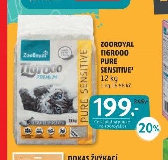 ZooRoyal Tigroo Pure Sensitive 12 kg