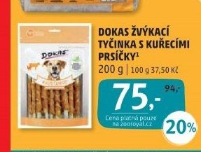 Dokas žvýkací tyčinka s kuřecími prsíčky 200 g