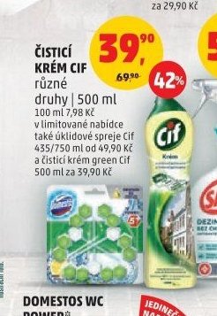 Čisticí krém Cif