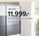 Skříň s posuvnými dveřmi