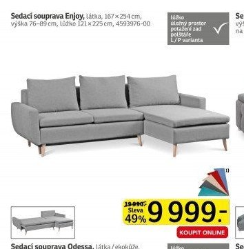 Sedací souprava Enjoy - ASKO akcniletaky.com