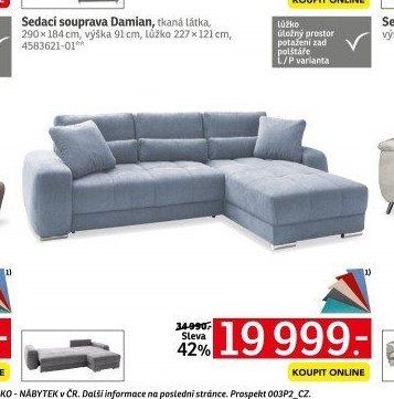 Sedací souprava Damian - ASKO akcniletaky.com