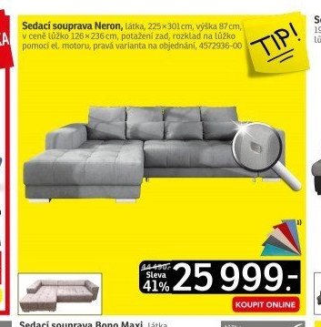 Sedací souprava Neron - ASKO akcniletaky.com