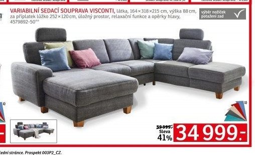 VARIABILNÍ SEDACÍ SOUPRAVA VISCONTI - ASKO akcniletaky.com