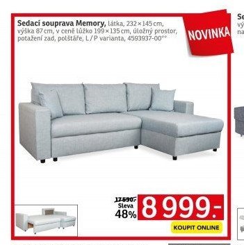 Sedací souprava Memory - ASKO akcniletaky.com