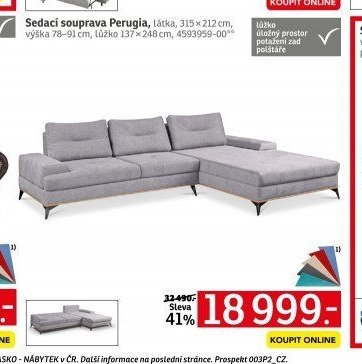 Sedací souprava Perugia - ASKO akcniletaky.com