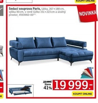 Sedací souprava Paris - ASKO akcniletaky.com