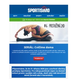 akční leták Sportisimo 25.3.2020-31.3.2020
