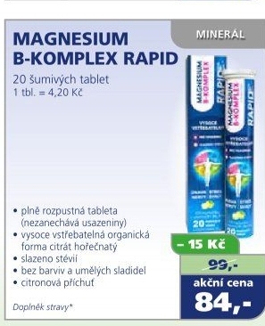 Šumivé tablety Glenmark