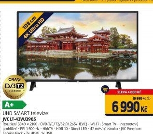 UHD Smart televize JVC LT43VU3905