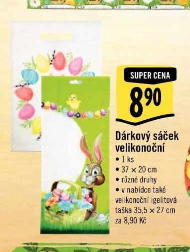 Dárkový sáček velikonoční