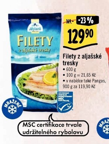 Filety z aljašské tresky