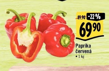 Paprika červená