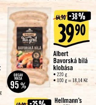 Albert Bavorská bílá klobása