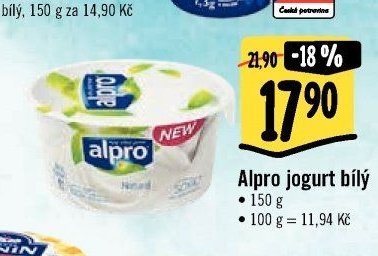 Alpro jogurt bílý