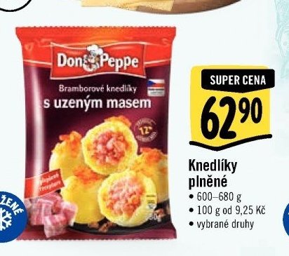 Knedlíky plněné Don Peppe