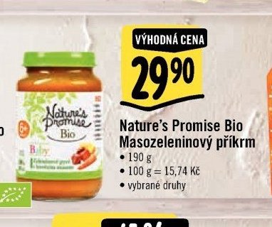 Nature's Promise Bio Masozeleninový příkrm