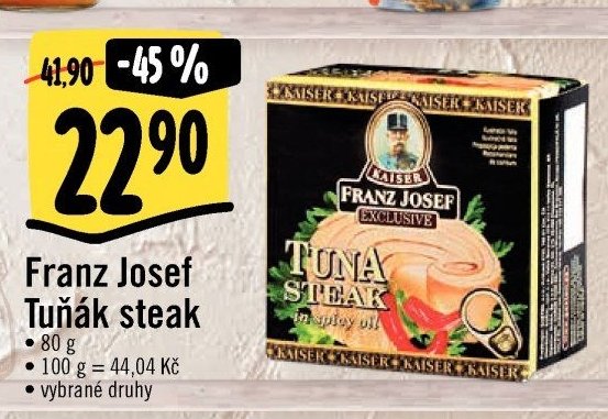 Franz Josef Tuňák steak