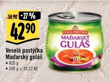 Veselá pastýřka Maďarský guláš