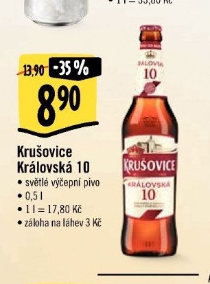 Krušovice Královská 10