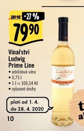 Vinařství Ludwig Prime Line