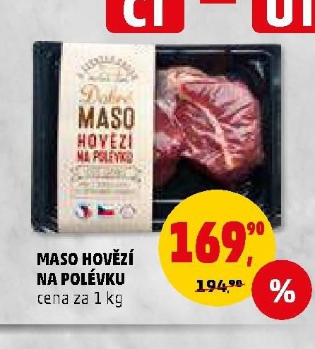 MASO HOVĚZÍ NA POLÉVKU