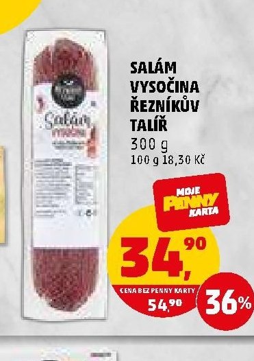 SALÁM VYSOČINA ŘEZNÍKŮV TALÍŘ