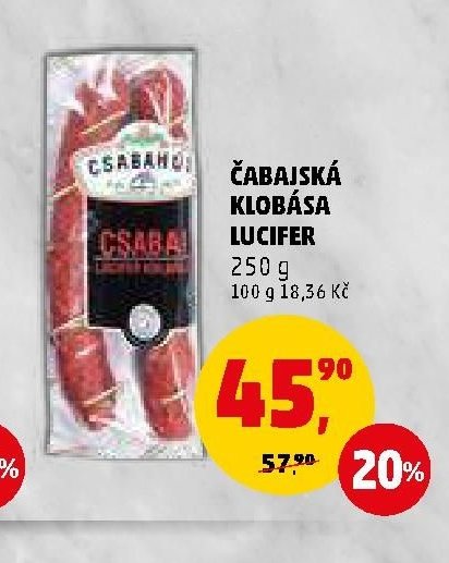 ČABAJSKÁ KLOBÁSA LUCIFER