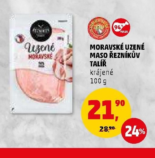 MORAVSKÉ UZENÉ MASO ŘEZNÍKŮV TALÍŘ