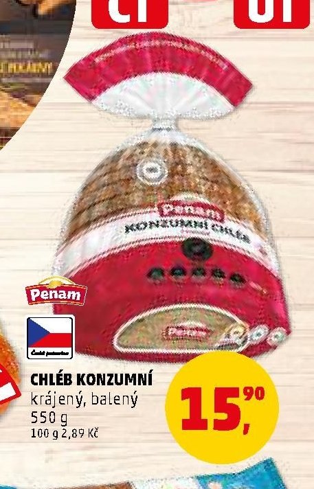 CHLÉB KONZUMNÍ