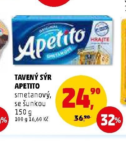 Tavený sýr Apetito
