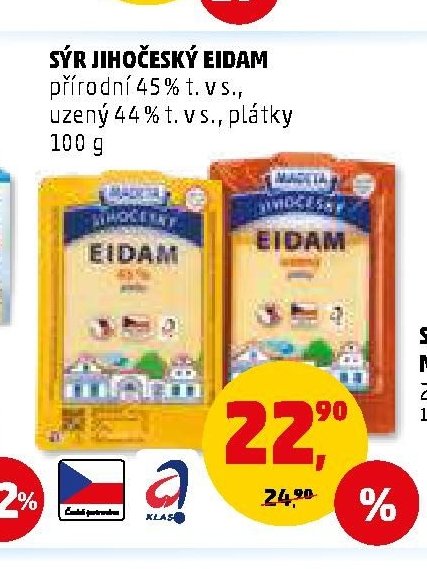 Sýr Jihočeský Eidam