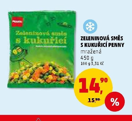 ZELENINOVÁ SMĚS S KUKUŘICÍ PENNY