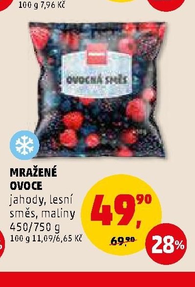 MRAŽENÉ OVOCE 450/750 g