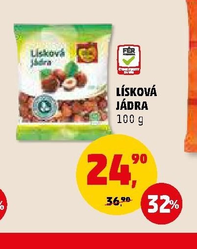 Lísková jádra