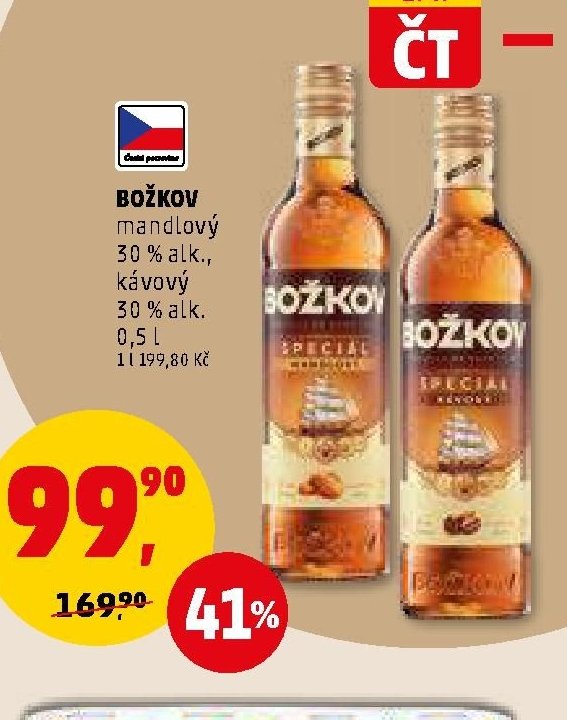 BOŽKOV mandlový/kávový