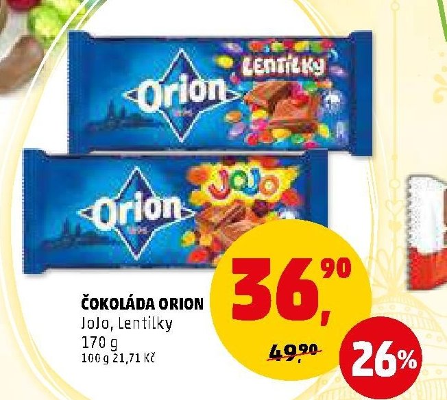 ČOKOLÁDA ORION