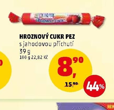 HROZNOVÝ CUKR PEZ