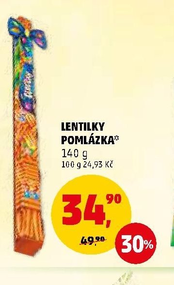 Lentilky pomlázka